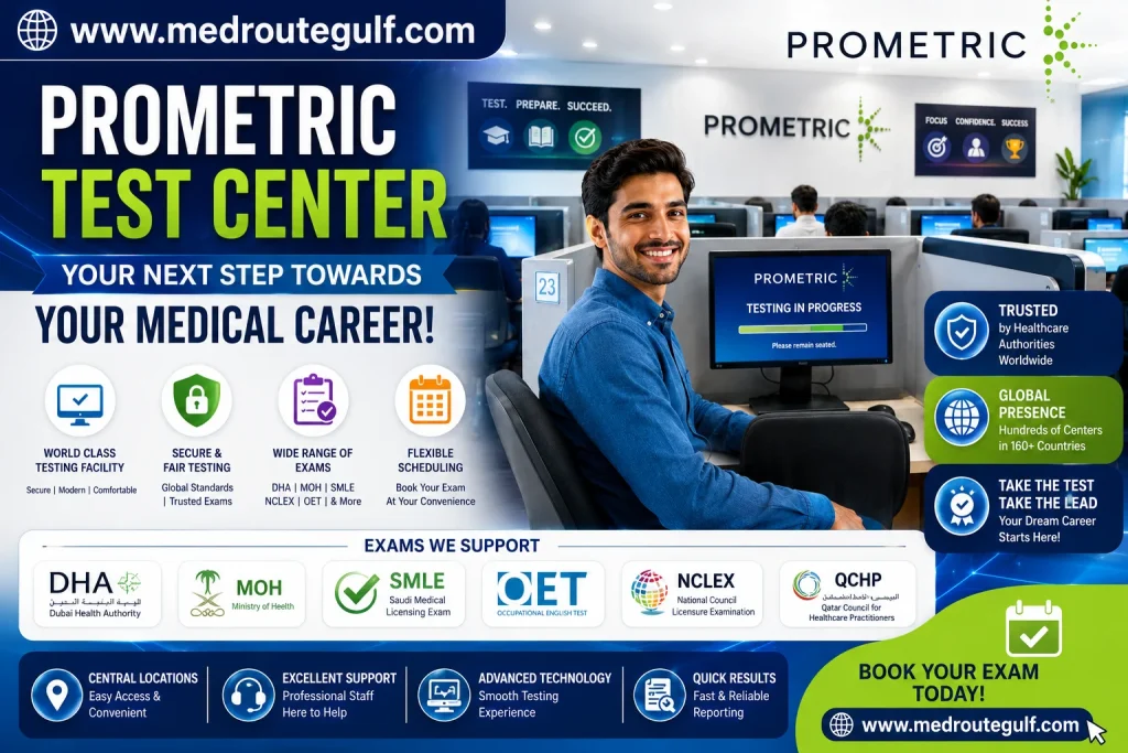 Prometric test center for OMSB computer-based exam - OMSB exam preparation venue