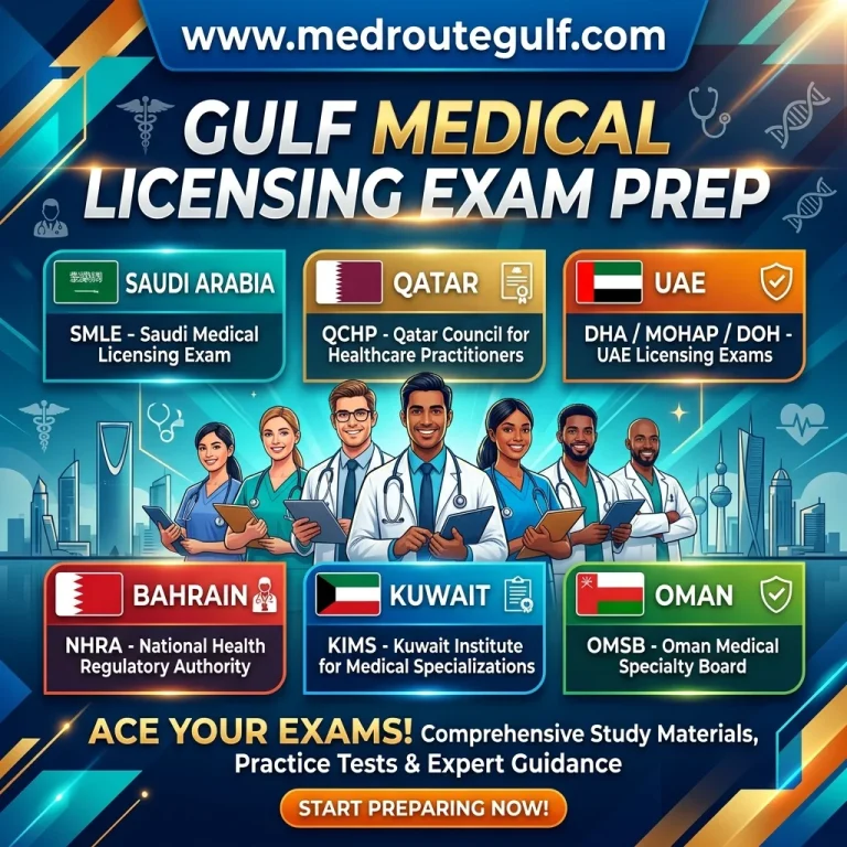 Prometric exam preparation for GCC healthcare licensing – study tips, MCQ practice, and exam strategies