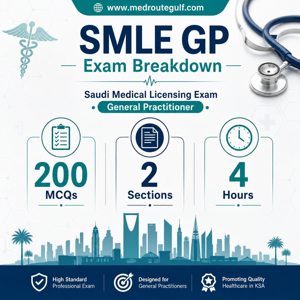 SMLE GP Exam, SAUDI MEDICAL LICENSING EXAM SMLE, SCFHS Exam